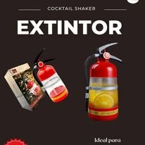Extintor cocktail shaker